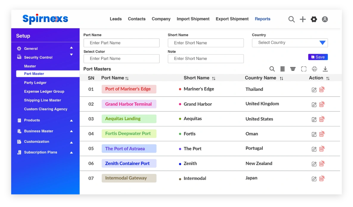 Advanced Analytics and Export Reports